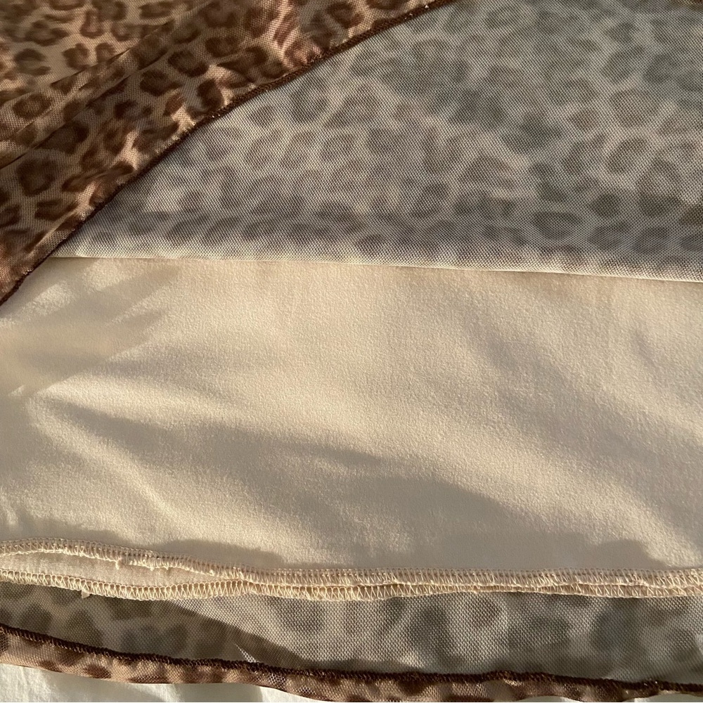 Leopard Print Skirt - Picture 3 of 9